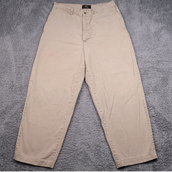 Vintage RRL Ralph Lauren khakis  Size 36x32 3-Star Label Era (1993–1998) - Picture 14 of 15
